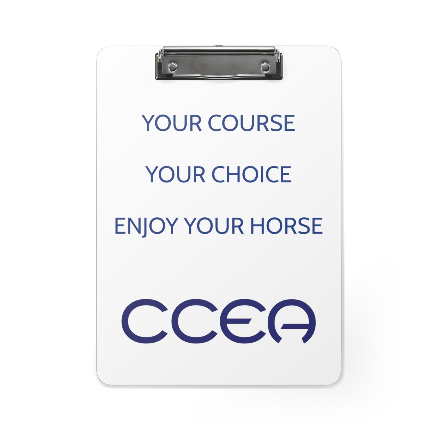 OFFICE- CCEA Navy Lettering and Logo Clipboard