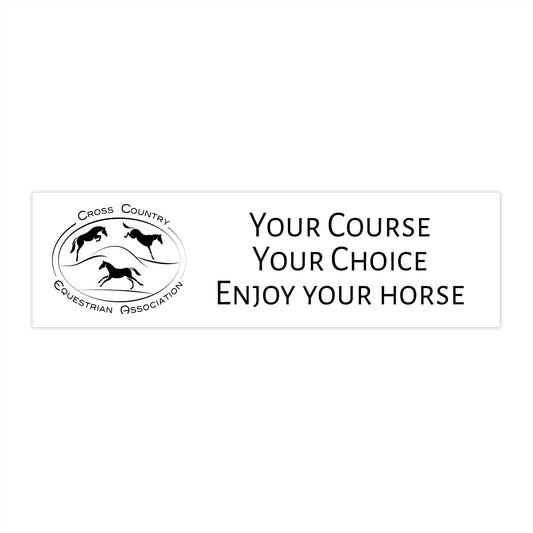 STICKERS- CCEA White Bumper Sticker